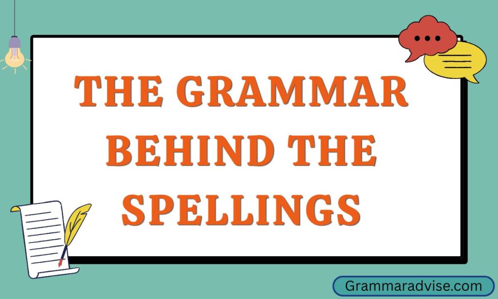 The Grammar Behind the Spellings