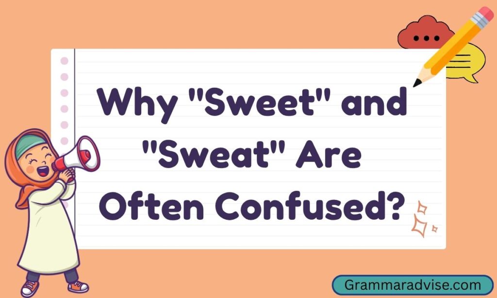 Why Sweet and Sweat Are Often Confused
