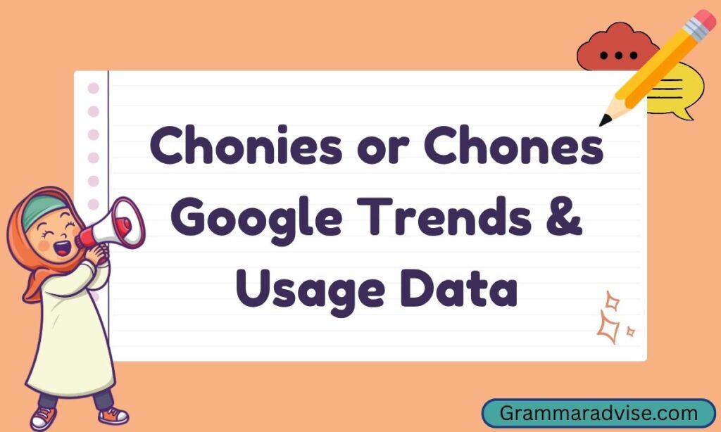 Chonies or Chones – Google Trends & Usage Data