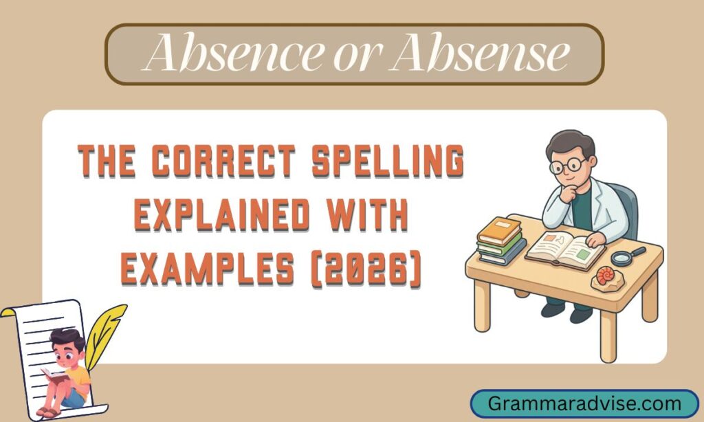 Absence or Absense