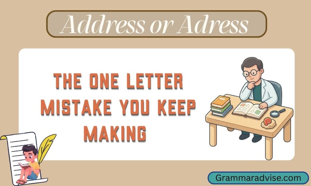 Address or Adress