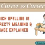 Carrer vs Career