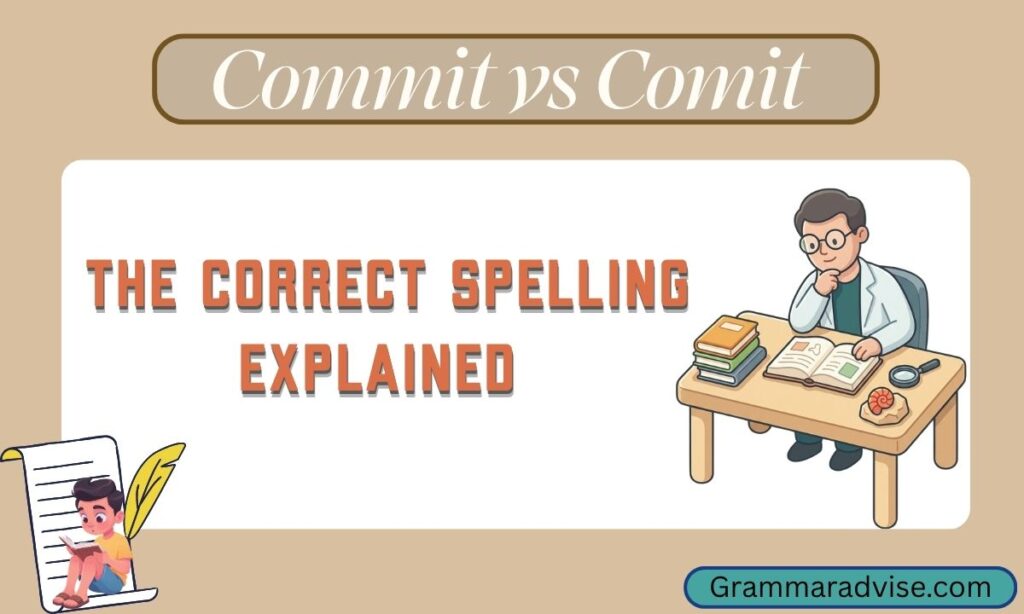 Commit vs Comit