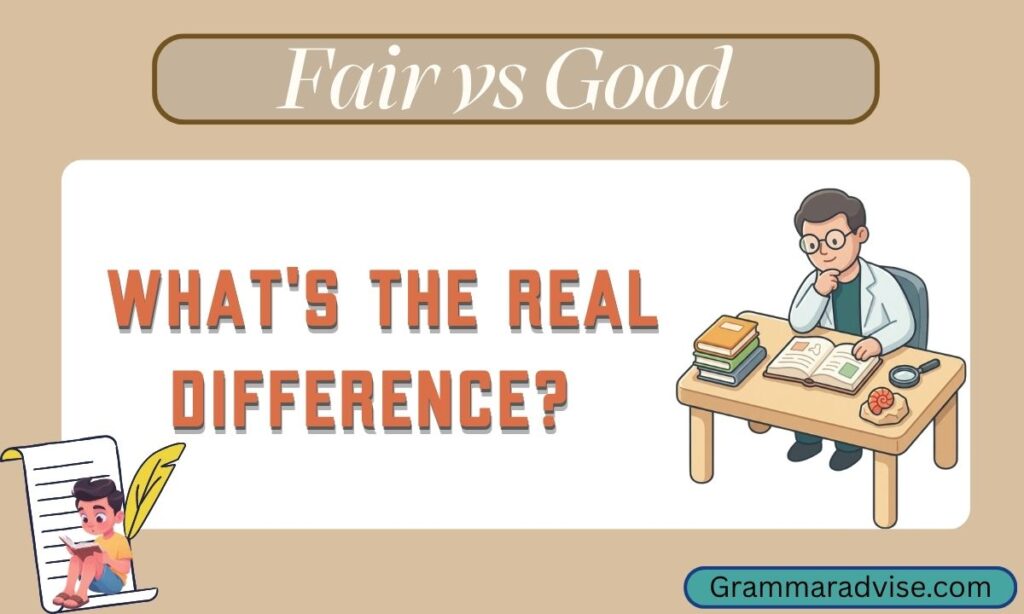 Fair vs Good