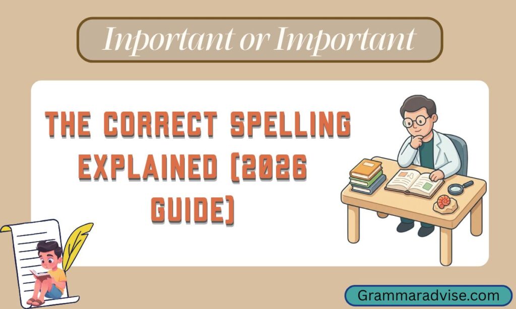 Inportant or Important