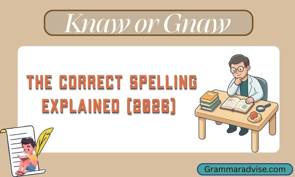 Knaw or Gnaw