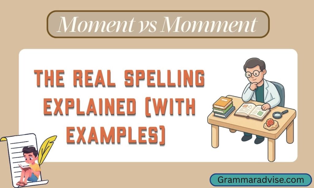 Moment vs Momment