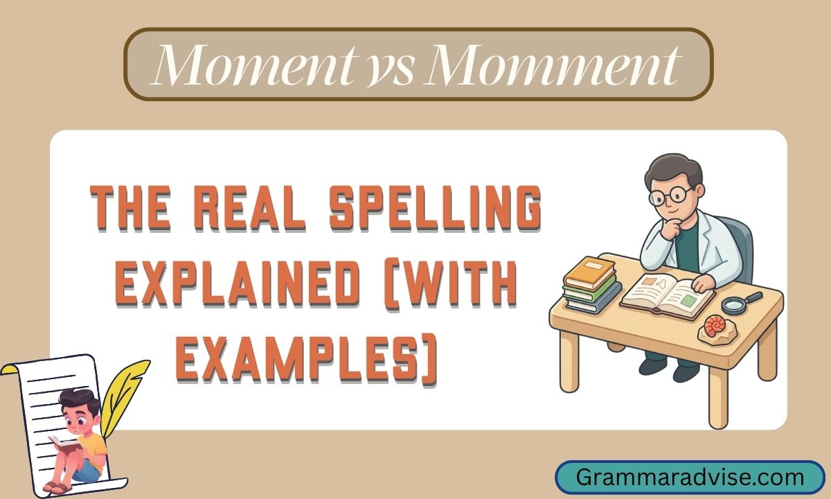 Moment vs Momment