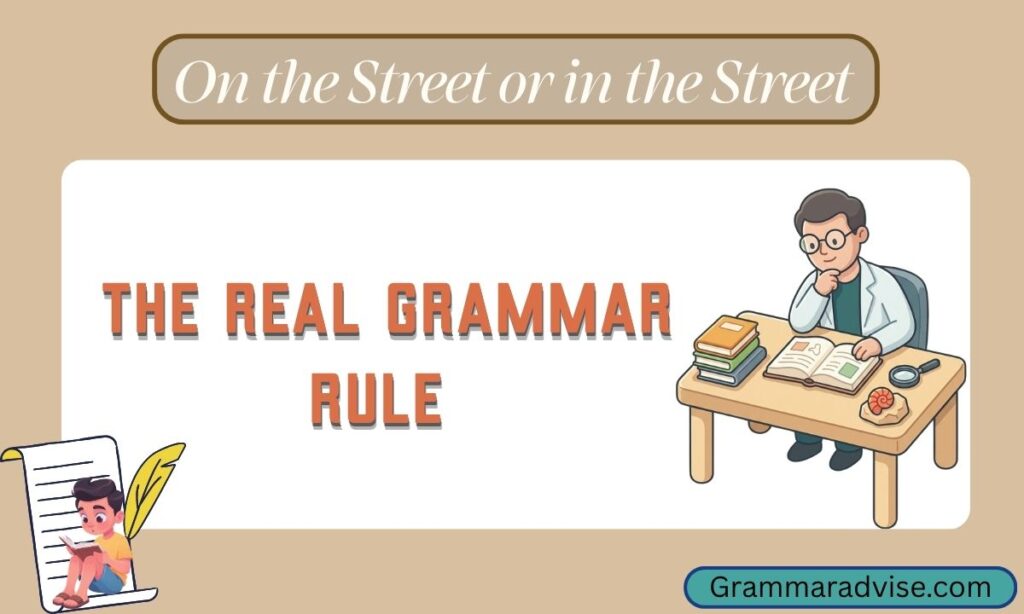 On the Street or in the Street