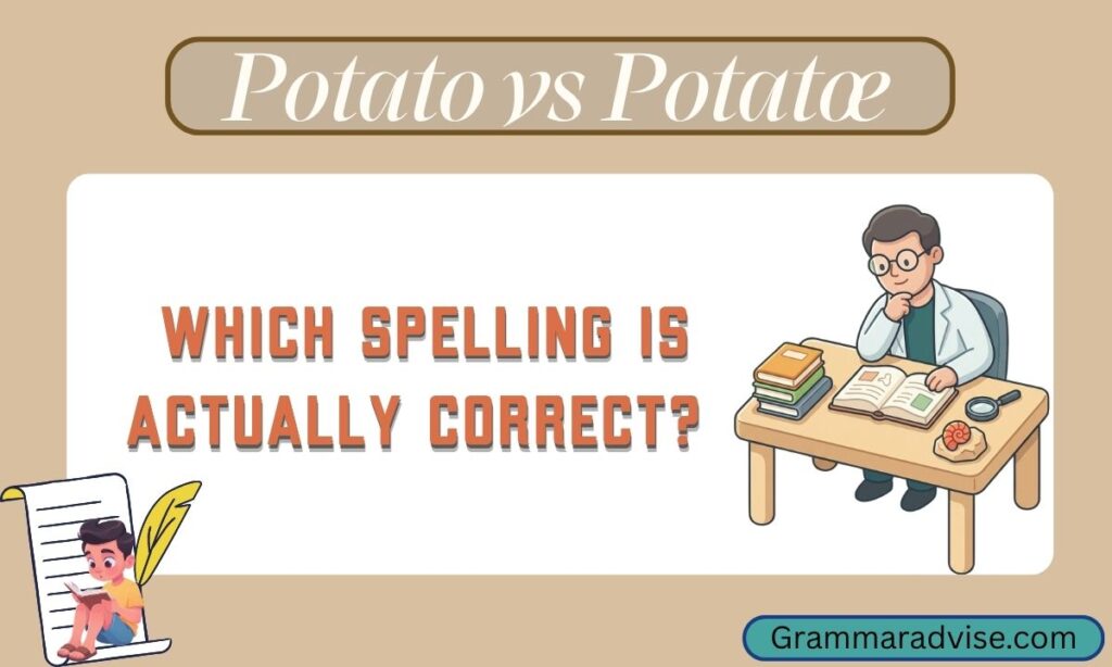 Potato vs Potatoe