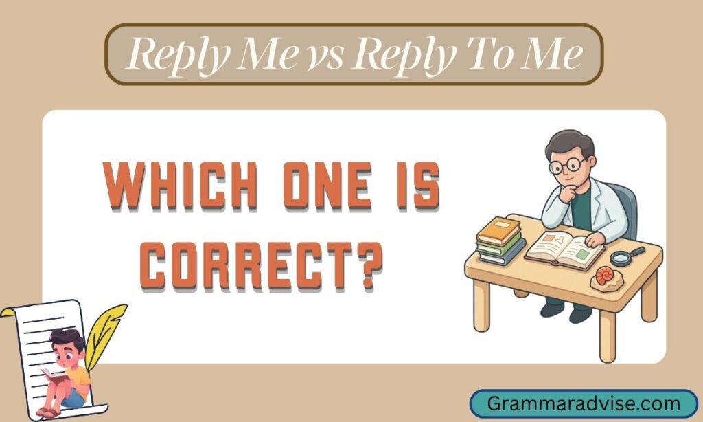 Reply Me vs Reply To Me