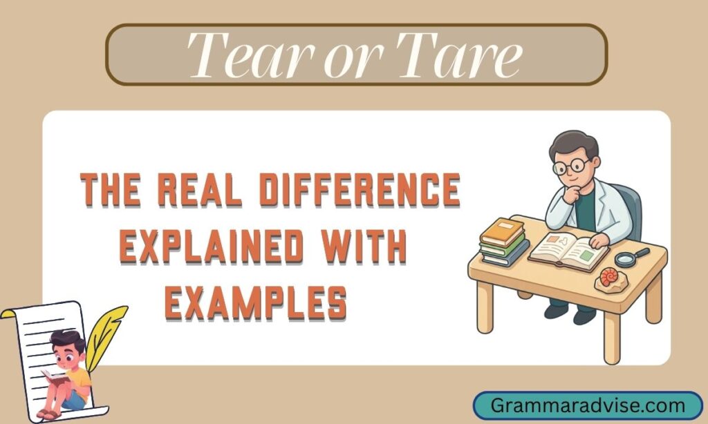 Tear or Tare