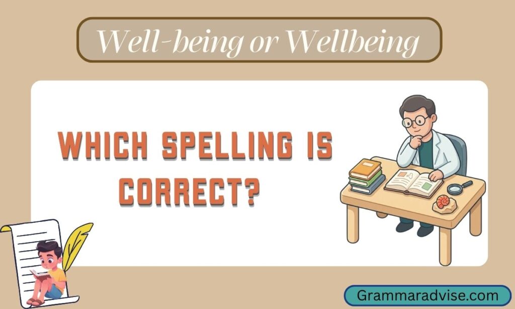 Well-being or Wellbeing