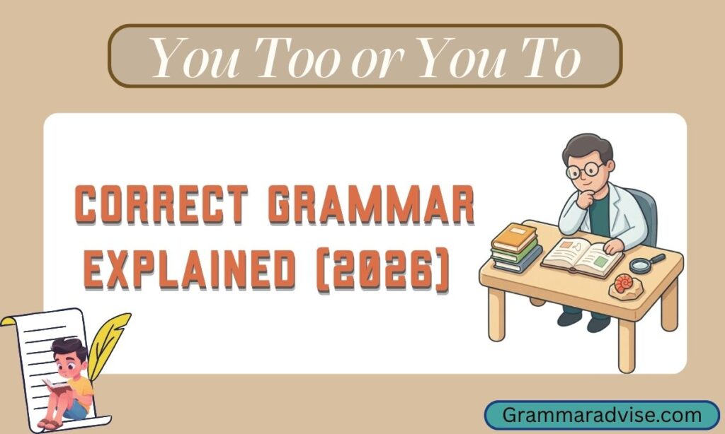 You Too or You To