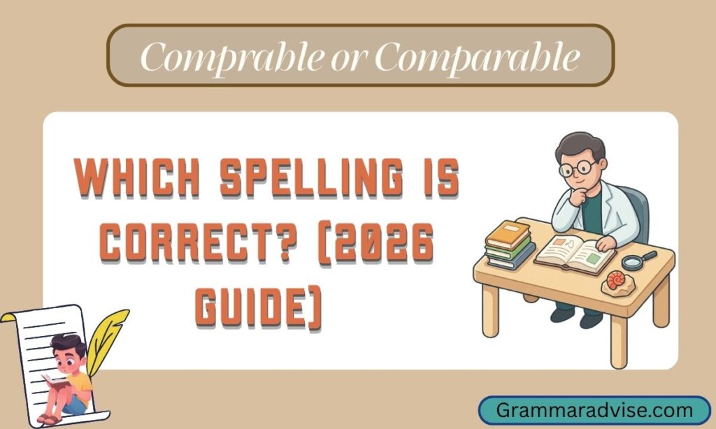 Comprable or Comparable