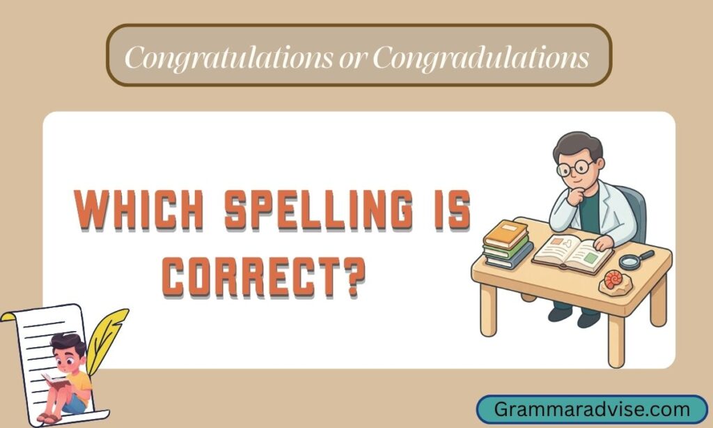 Congratulations or Congradulations