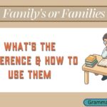 Family's or Families