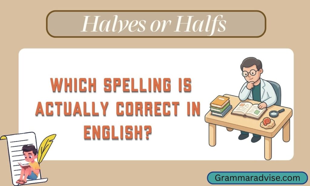 Halves or Halfs