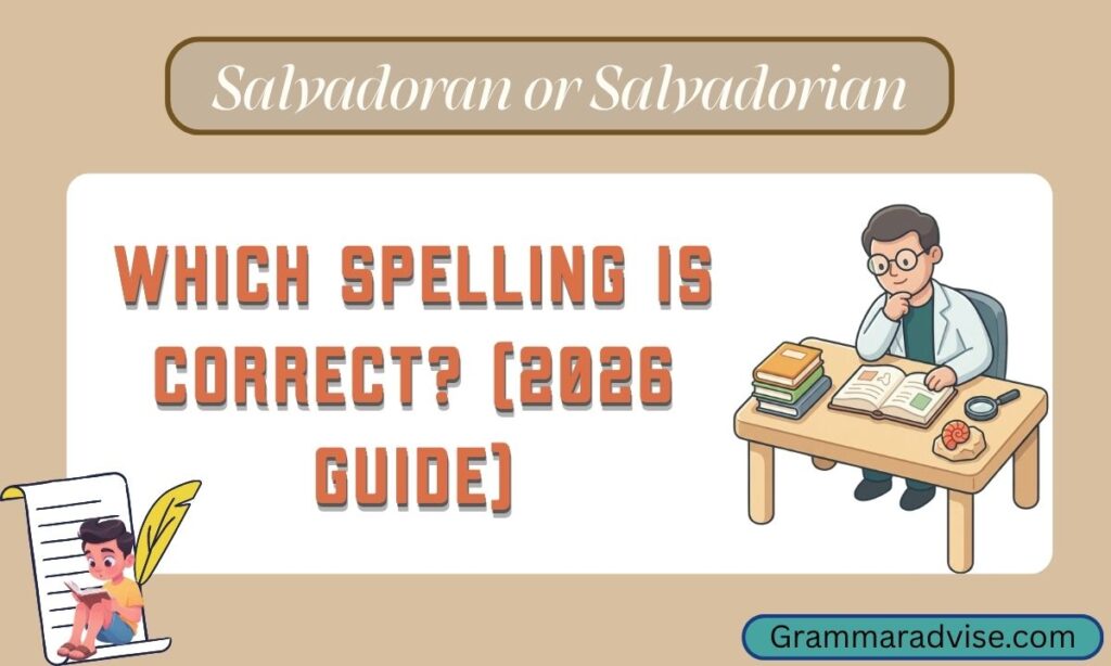 Salvadoran or Salvadorian