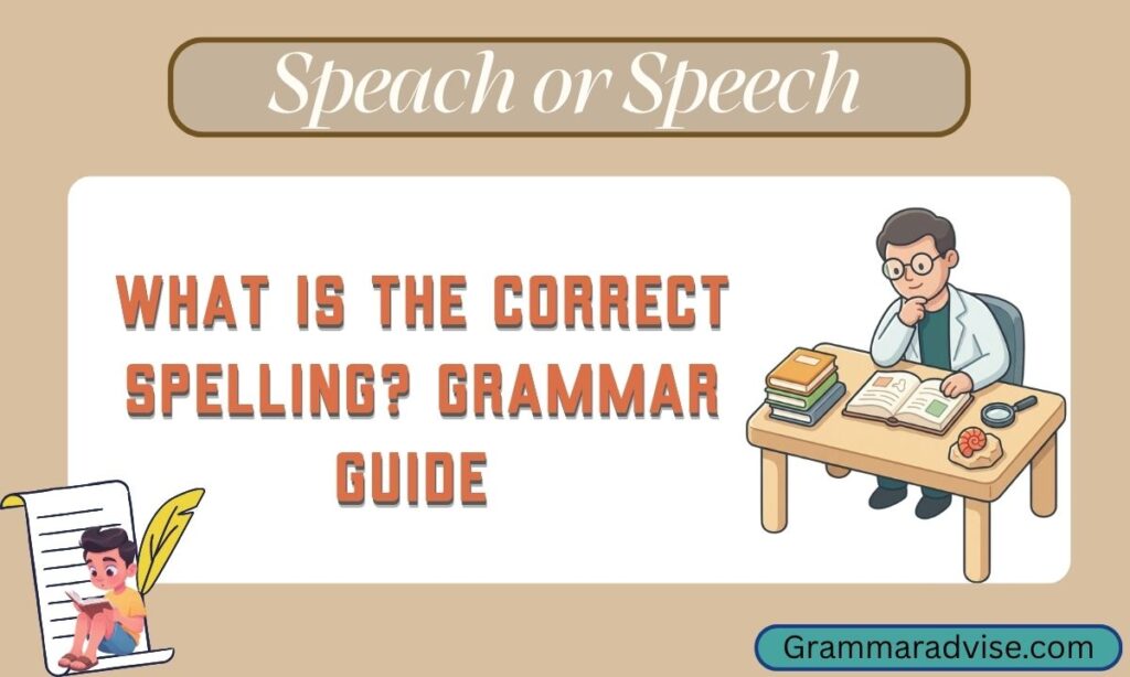 Speach or Speech