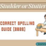 Studder or Stutter