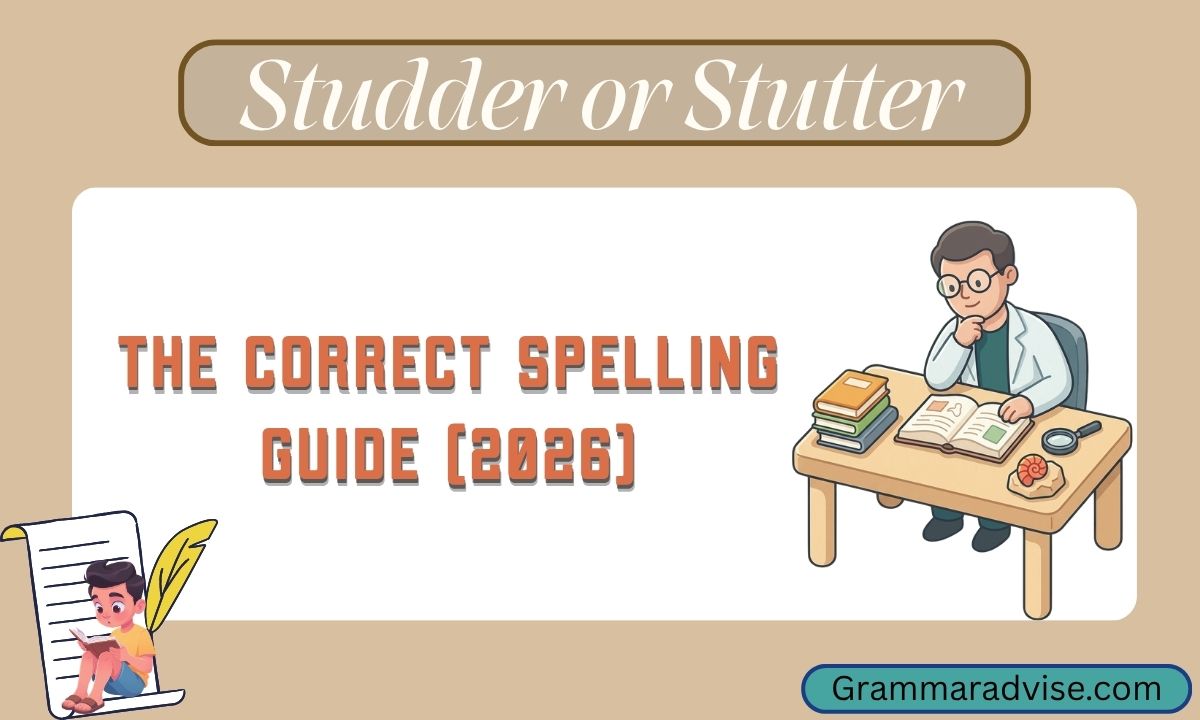 Studder or Stutter