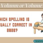 Volumn or Volume