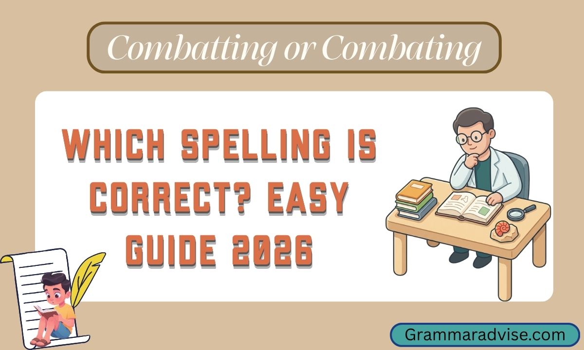 Combatting or Combating