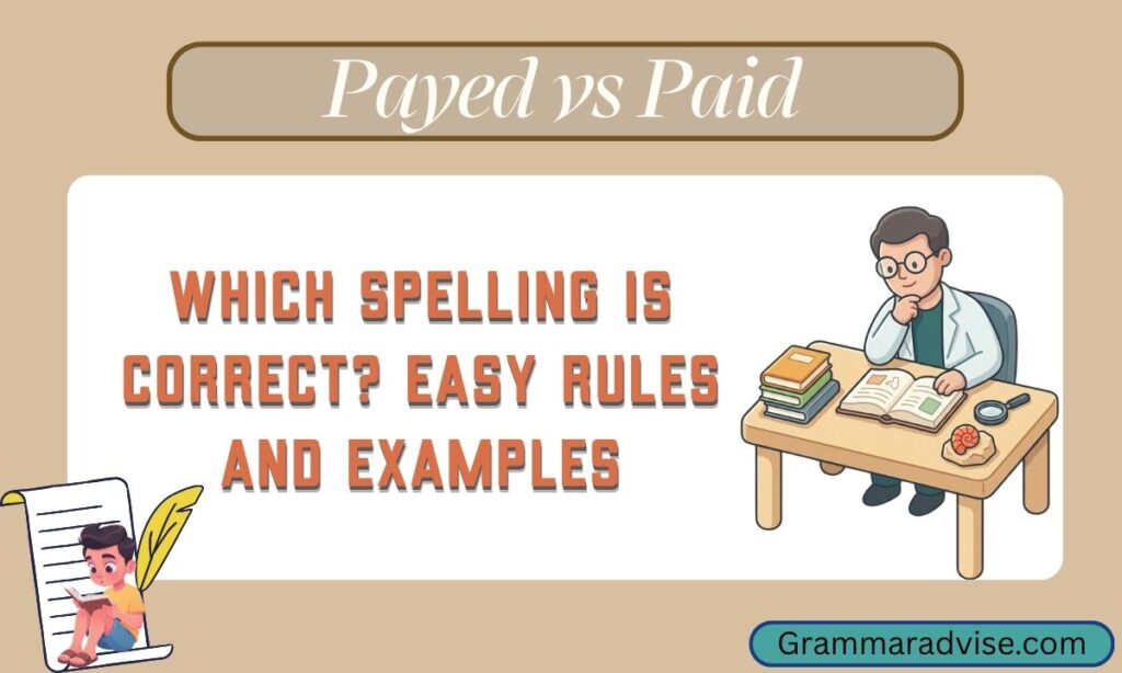 Payed vs Paid