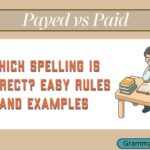 Payed vs Paid