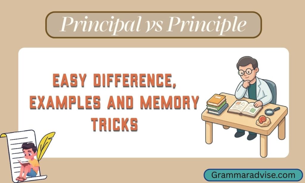 Principal vs Principle