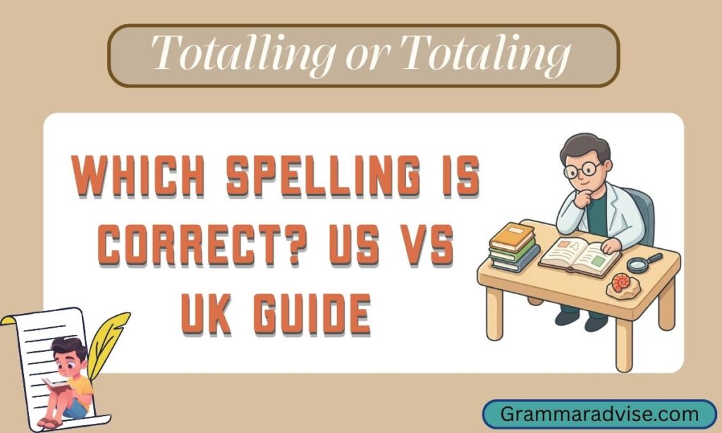 Totalling or Totaling